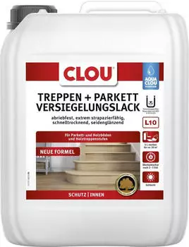 AQUA CLOU L10 Treppen- und Parkett-Versiegelungslack 5l