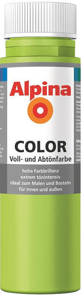 Alpina Farben COLOR Voll- und Abtönfarbe Power Green 250 ml