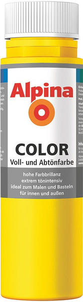 Alpina Farben COLOR Voll- und Abtönfarbe Sunny Yellow 250 ml