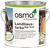 Osmo Holzfarbe Landhausfarbe, 0,75l, außen, ölbasiert, 2507 taubenblau,...
