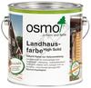 Osmo Holzfarbe Landhausfarbe, 0,75l, außen, ölbasiert, 2606 mittelbraun,