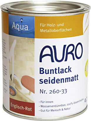 Auro Buntlack und Weißlack Aqua 0,75 Liter (Nr. 260)