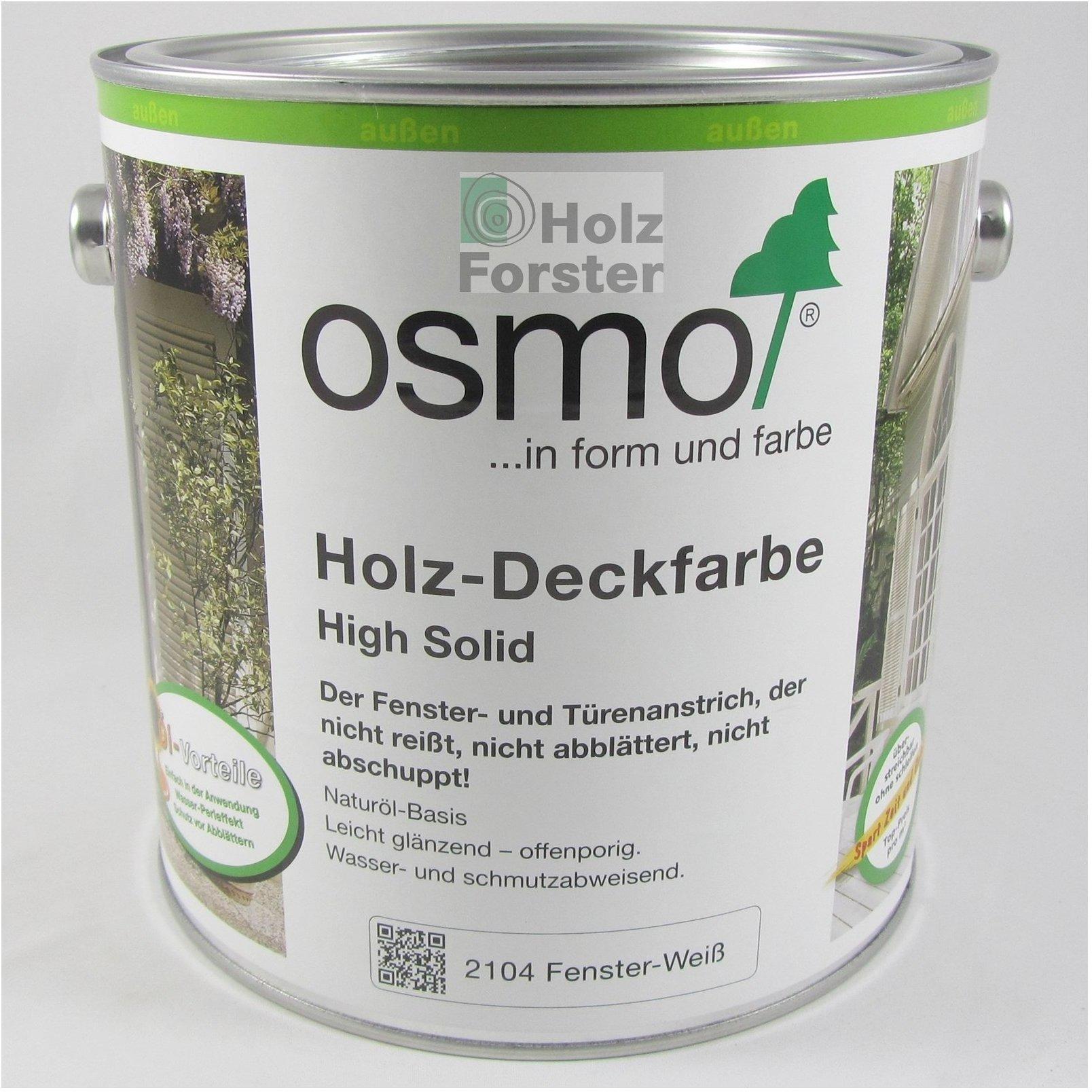 Osmo Holz-Deckfarbe Fenster-Weiß 2,5 Liter (2104) Erfahrungen 4.4/5 Sternen