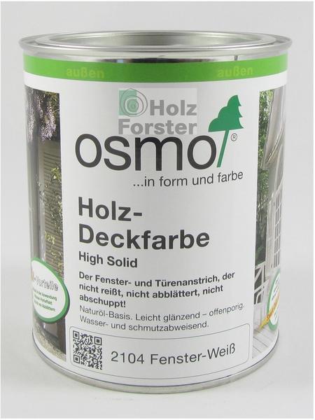 Osmo Holz-Deckfarbe Fenster-Weiß 0,75 Liter (2104)