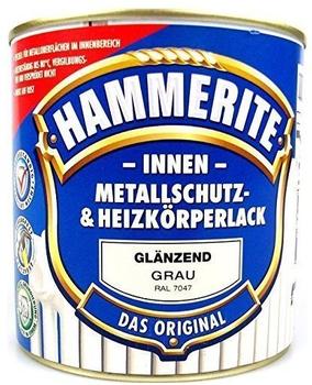 Hammerite Metallschutz- und Heizkörperlack glänzend grau 500ml