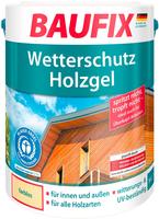 Baufix Wetterschutz-holzgel Farblos Seidengl&auml;nzend, 5 Liter, Holzlasur