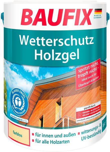 Baufix Wetterschutz-Holzgel 5 l farblos