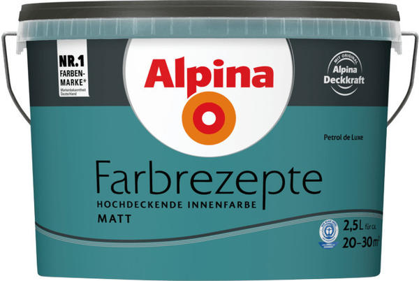 Alpina Farben Alpina Farbrezepte 2,5 l Petrol de Luxe