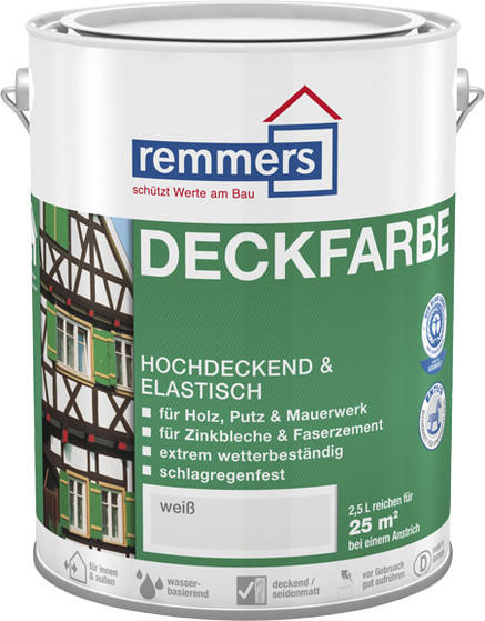 Remmers Aidol Deckfarbe 2,5 l weiß