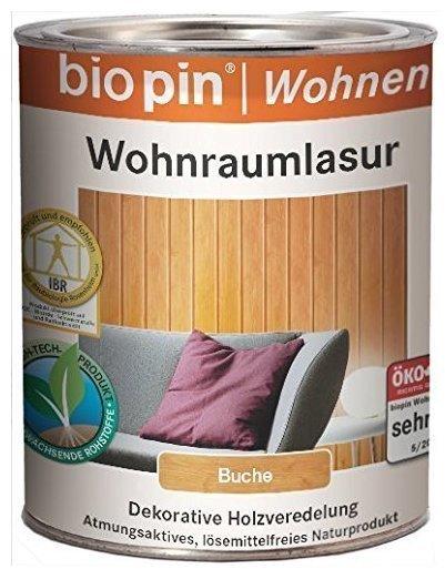 Biopin Wohnen Wohnraumlasur, lösemittelfrei 0,75 L (versch. Dekore)