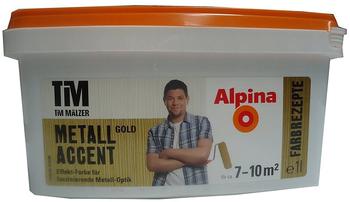 Alpina Farben Tim Mälzer Farbrezepte Metall Accent Gold 1 l