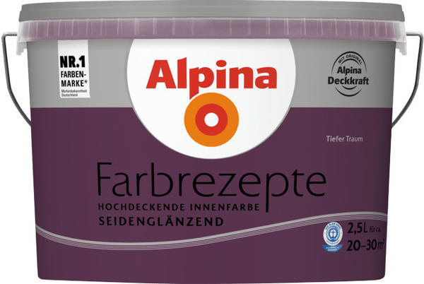 Alpina Farbrezepte 2,5 l Tiefer Traum