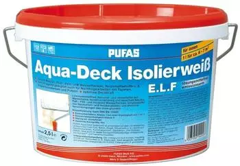 PUFAS Aqua-Deck Isolierwei&szlig; E.L.F. 2,5 l