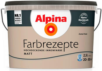 Alpina Farben Farbrezepte 2,5 l Zartes Puder