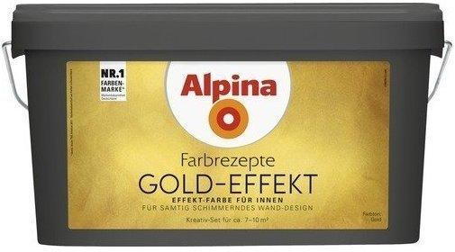 Alpina Farben Farbrezepte GOLD-EFFEKT Komplett-Set