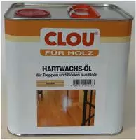 Clou Hartwachs &Ouml;l 2,5 L farblos Wei&szlig;
