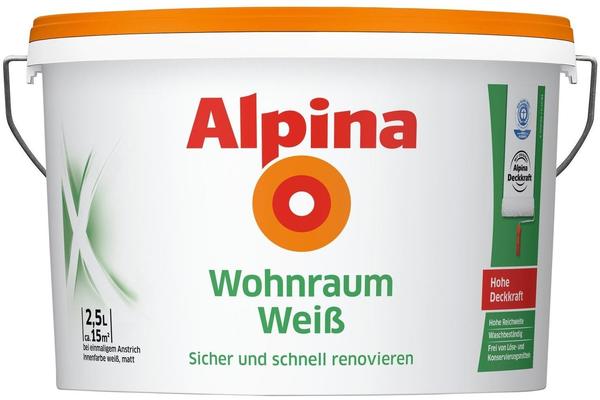 Alpina Wohnraumweiss 2,5 Liter