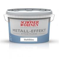 Sch&ouml;ner Wohnen Glanz- & Metalleffekte Metall-Effekt Stahlblau 0,375 ml