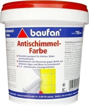 Baufan Anti-Schimmelfarbe 750 ml