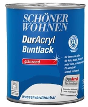 Schöner Wohnen DurAcryl Buntlack glänzend, 750 ml (versch. Farbtöne)