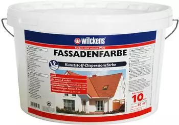 Wilckens Fassadenfarbe wei&szlig;, 10 l