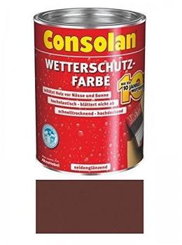 Consolan Wetterschutz-Farbe 2,5 l braun