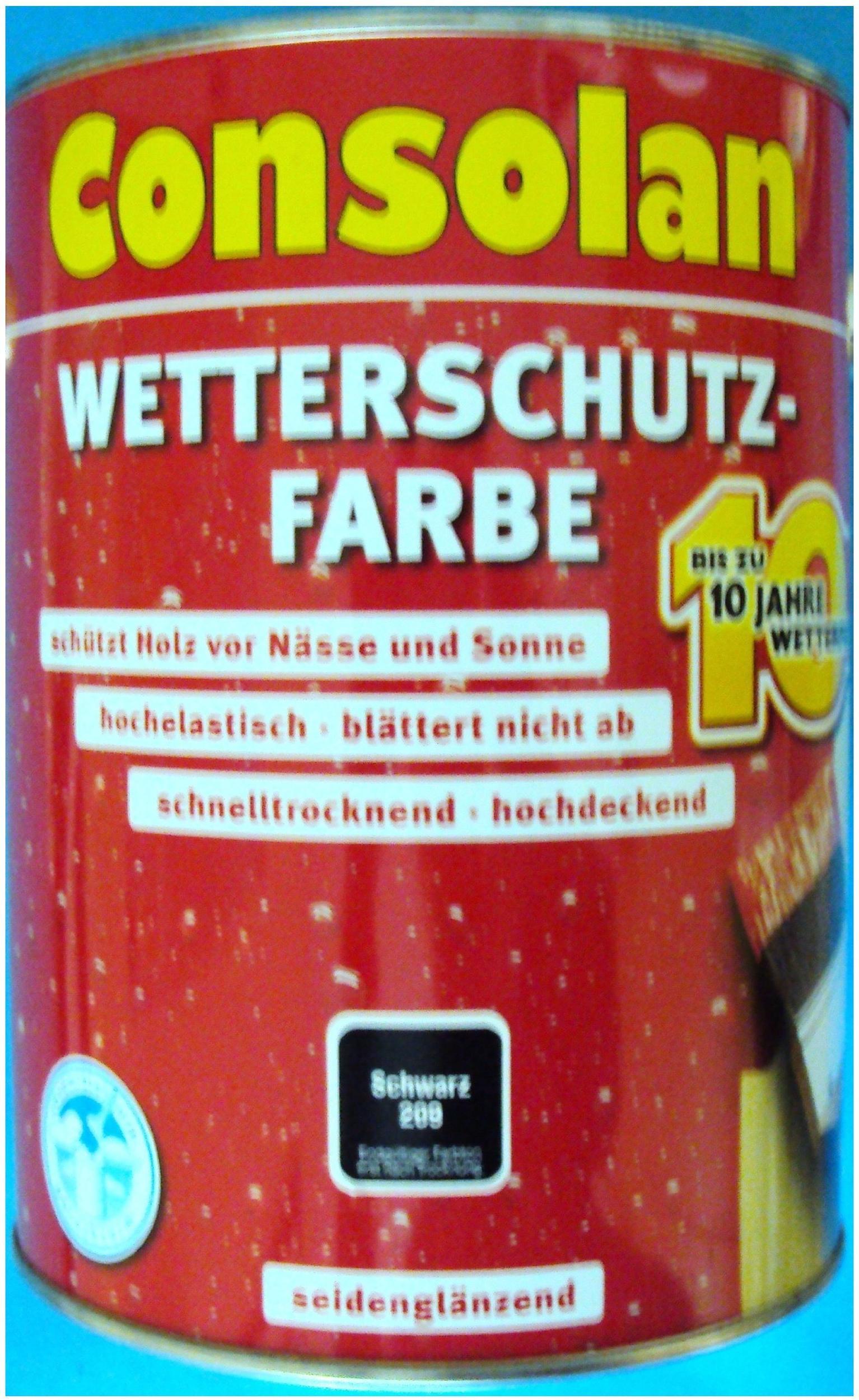 Consolan Wetterschutzfarbe PROFI Wunschton (1 L) - Farben Naumann