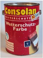 Consolan Wetterschutz-Farbe 2,5 L sommerblau Blau