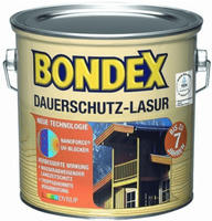 Bondex - Dauerschutz Lasur 4 L, Kiefer Holzlasur Schutzlasur Holzschutz Aussen