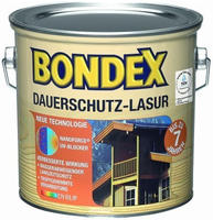 Dauerschutz Lasur 2,5 L, Eiche Holzlasur Schutzlasur Holzschutz Aussen - Bondex