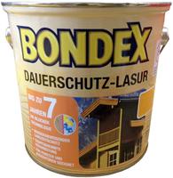 Dauerschutz Lasur 2,5 L, Wei&szlig; Holzlasur Schutzlasur Holzschutz Aussen - Bondex