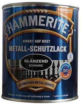 Hammerite Metall-Schutzlack glänzend 2,5 l schwarz