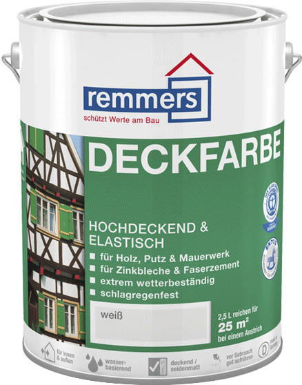 Remmers Aidol Deckfarbe 10 l nussbraun