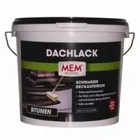 Bitumen Dachlack 5 L Grundierung & Impr&auml;gnierung - Mem