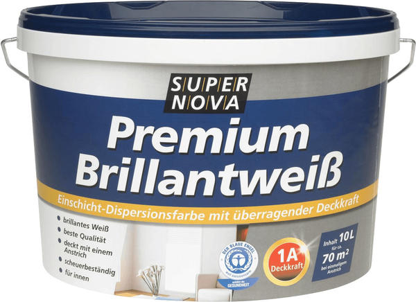 Supernova Farben Premium Brillantweiß 2,5 l