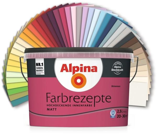 Alpina Farben Farbrezepte 2,5 l Edles Mauve