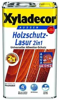 Xyladecor Holzschutzlasur 2in1 2,5 l Eiche hell
