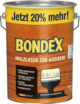 Bondex Holzlasur für außen 4,8 l Nussbaum