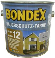Bondex Holzfarbe Dauerschutz-Farbe, 2,5l, au&szlig;en & innen, wetterfest, silbergrau,