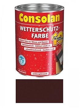 Consolan Wetterschutz-Farbe 0,75 l dunkelbraun