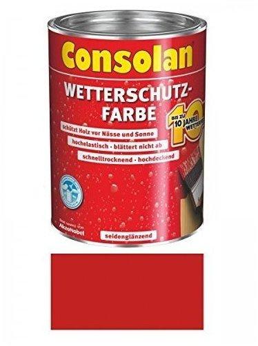 Consolan Wetterschutz-Farbe 0,75 l rot