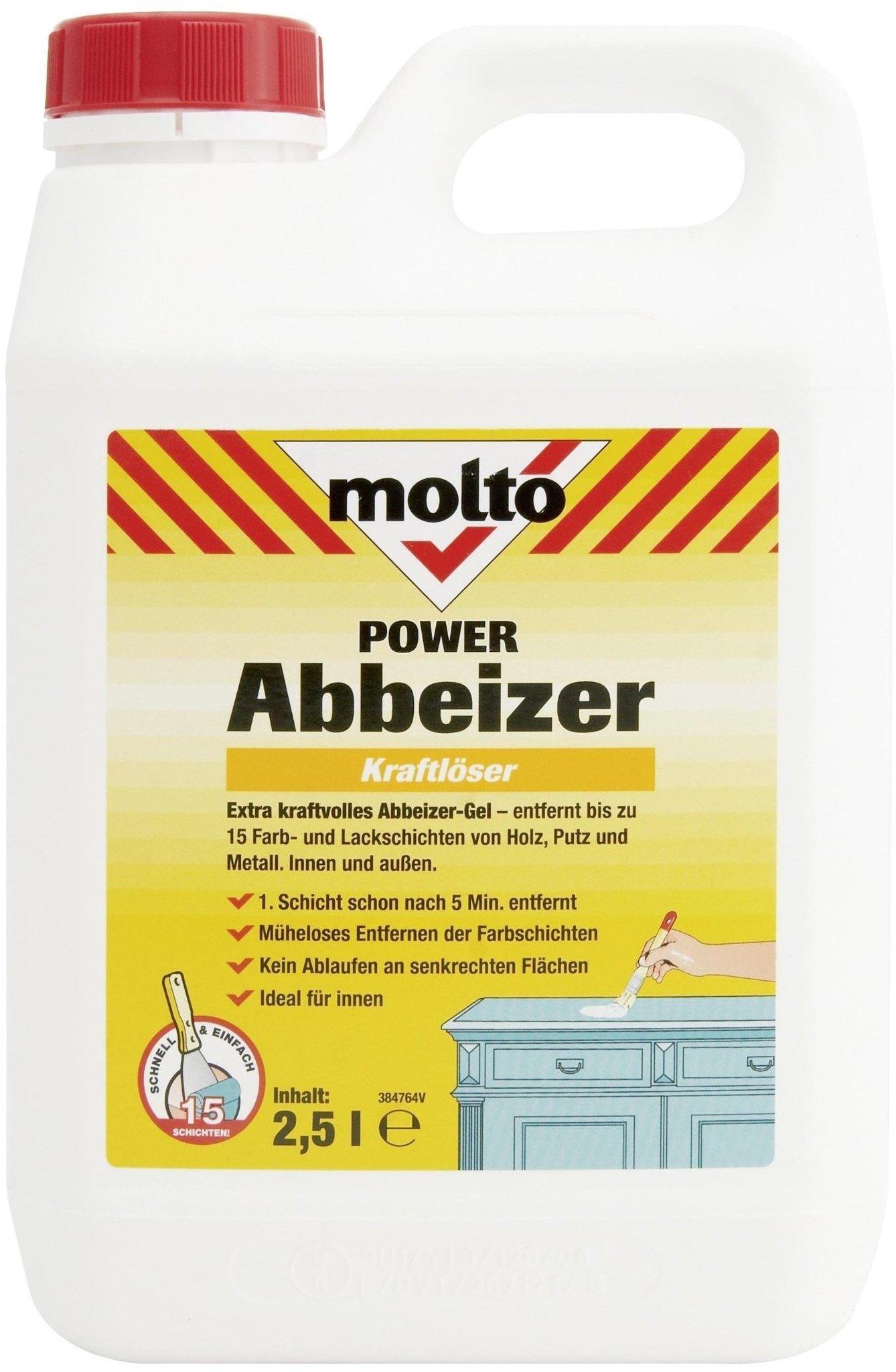 Moltostrip Molto Power Abbeizer 2,5 l Test TOP Angebote ab 32,70 € (August  2023)