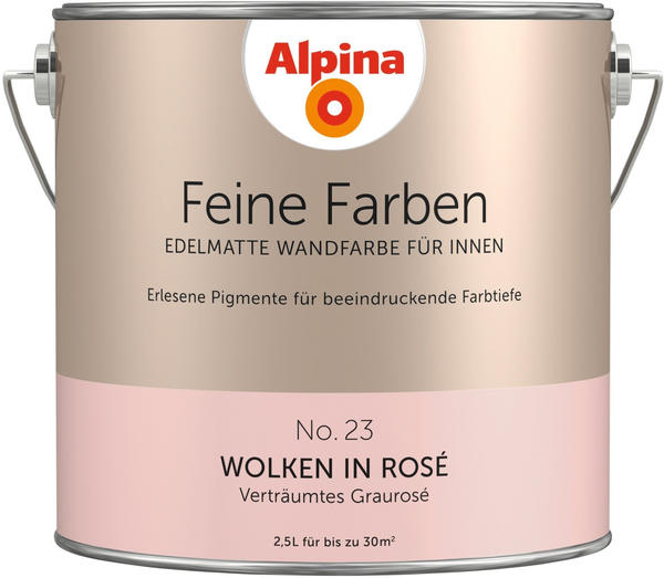 Alpina Farben Wolken in Rosé 2,5 l