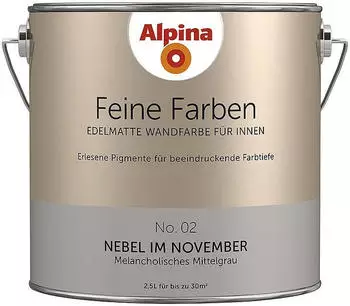 Alpina Farben Nebel im November 2,5 l