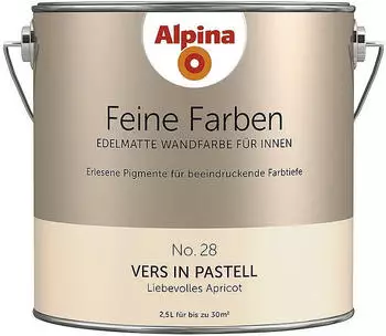 Alpina Farben Vers in Pastell 2,5 l