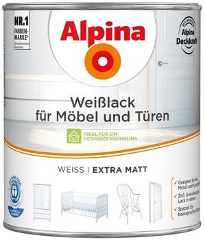 Alpina Weißlack für Möbel und Türen 2 L matt