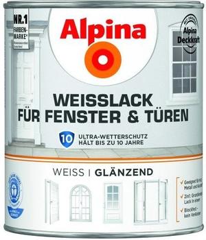 Alpina Weißlack für Fenster und Türen 750 ml, glänzend
