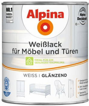 Alpina Weißlack für Möbel und Türen 300 ml, glänzend