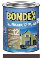 Bondex - Dauerschutz-holzfarbe 750 Ml, Kakao / Schokoladenbraun Holzschutzfarbe