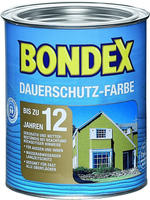 Bondex Dauerschutz-holzfarbe 750 Ml, Schneewei&szlig; Holzschutzfarbe Holzschutz